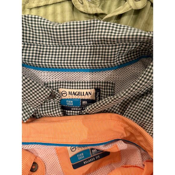 Magellan Outdoors Fish Gear Shirt Mens 2XL Lot of 6 Long Sleeve Fishing Vented - Picture 6 of 10